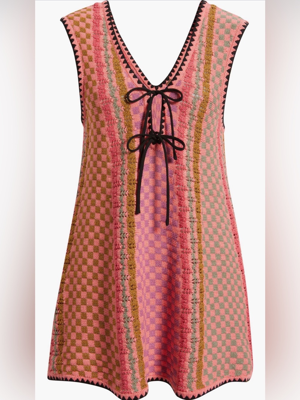 Free People Amalfi Twist Sleeveless Minidress